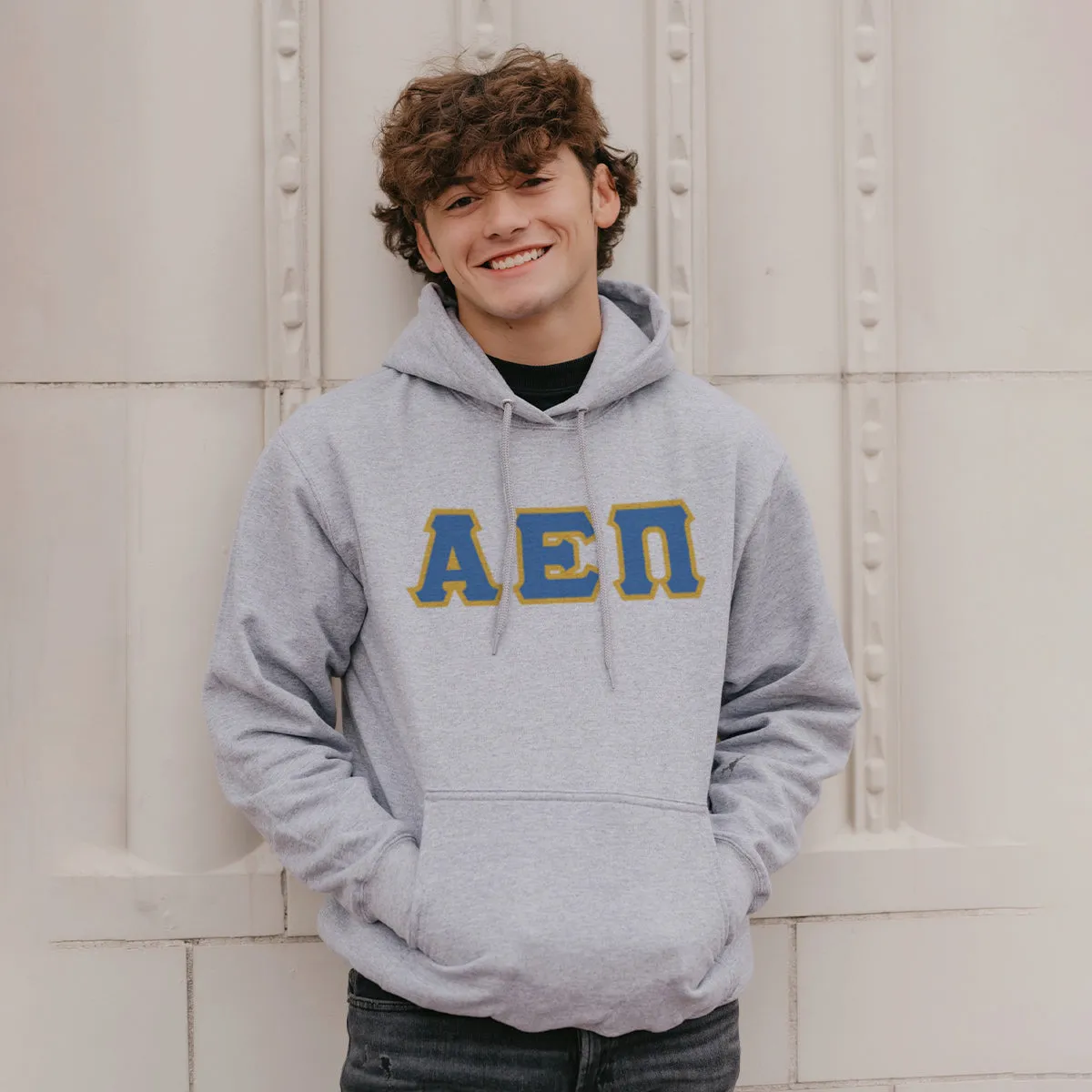 AEPi Greek Letter Graphic Hoodie