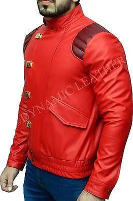 AKIRA KANEDA Leather Jacket with Capsule amp text Manga by Katsuhiro ALL SIZES