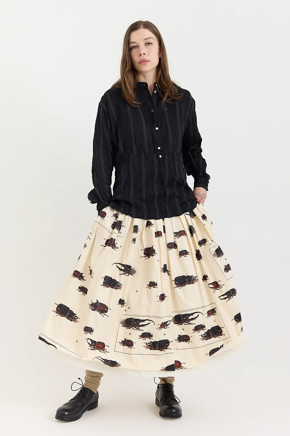 Aleksandr Manamis - Skirt Beetle Print