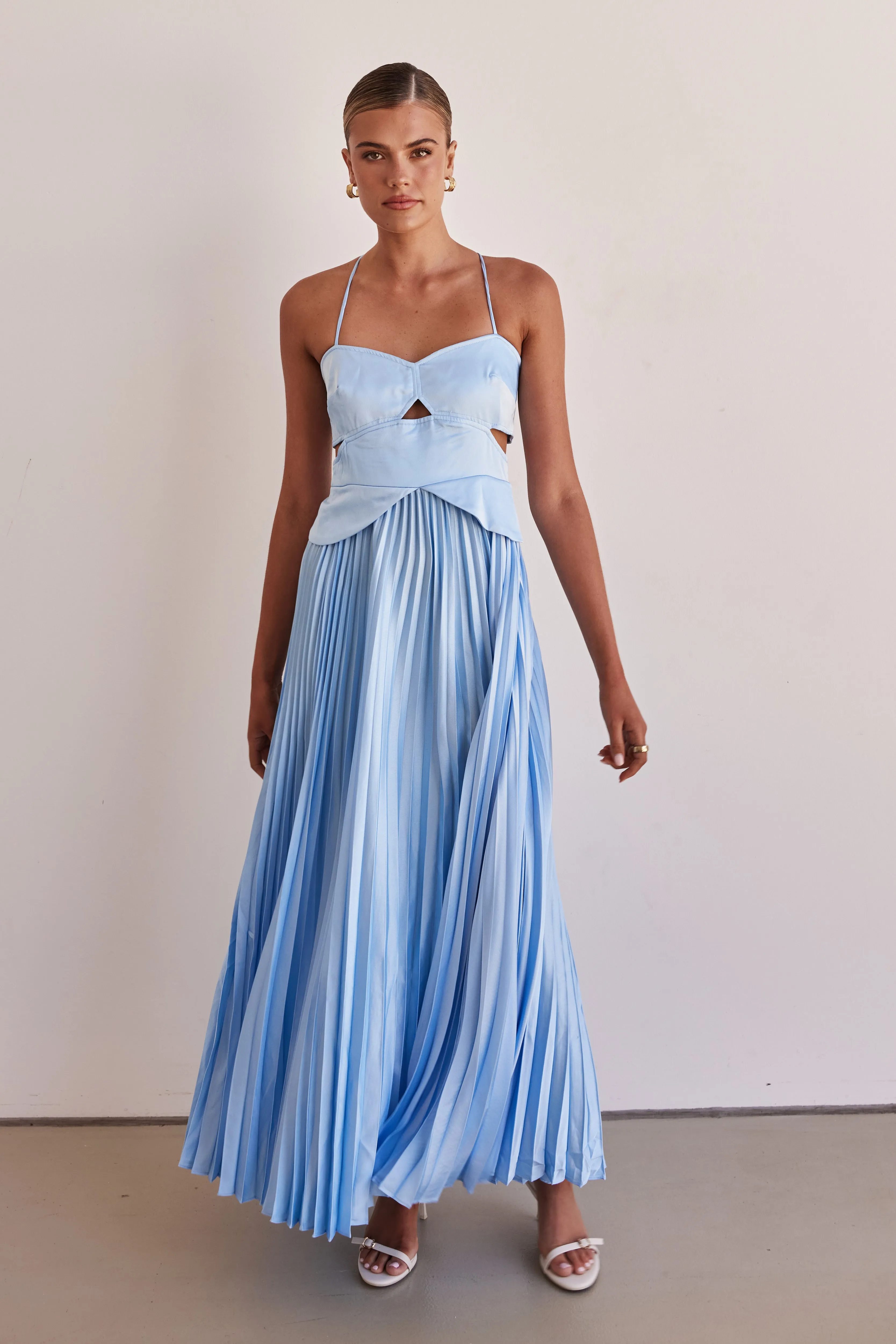 Alessandra Maxi Dress (Blue)