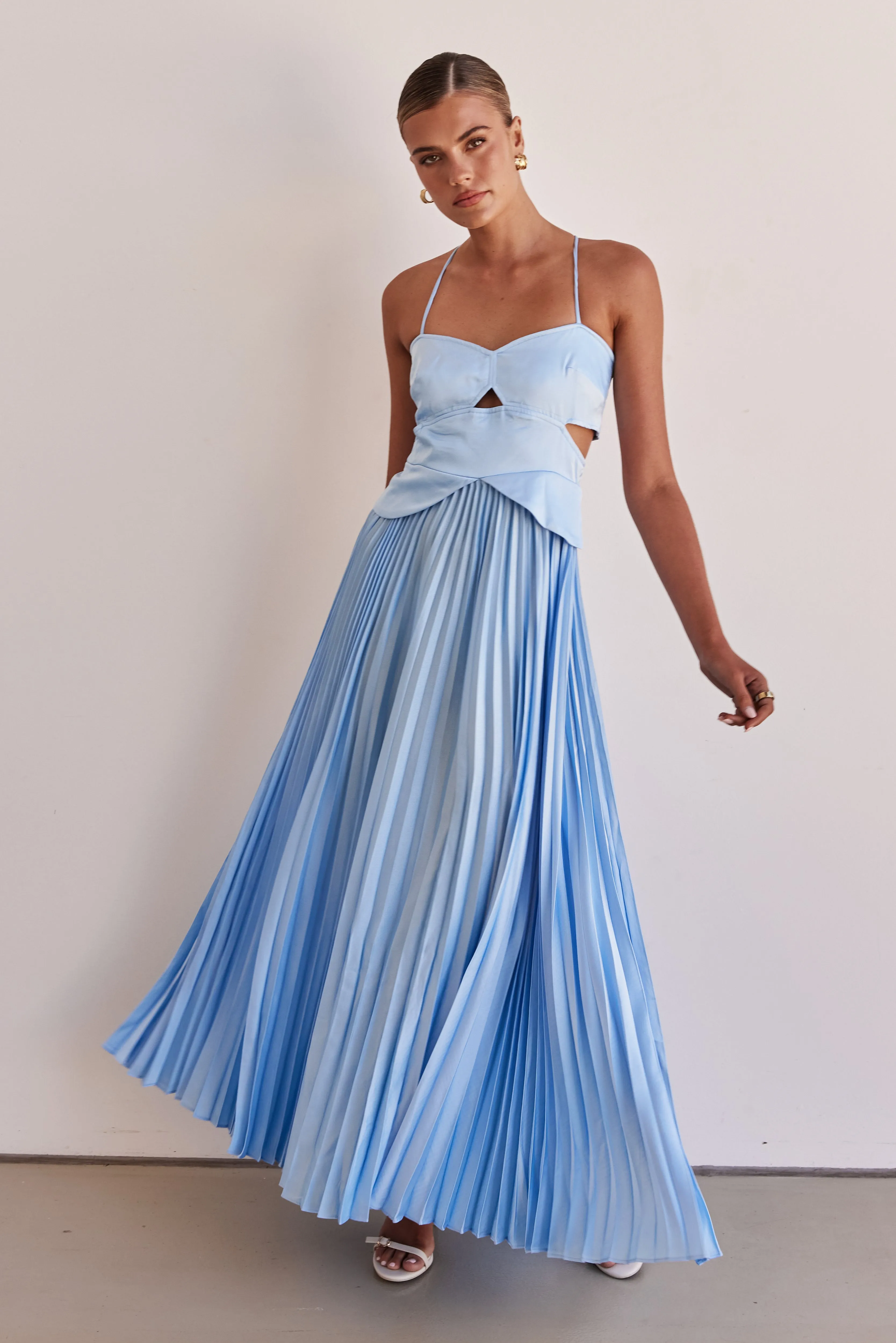 Alessandra Maxi Dress (Blue)