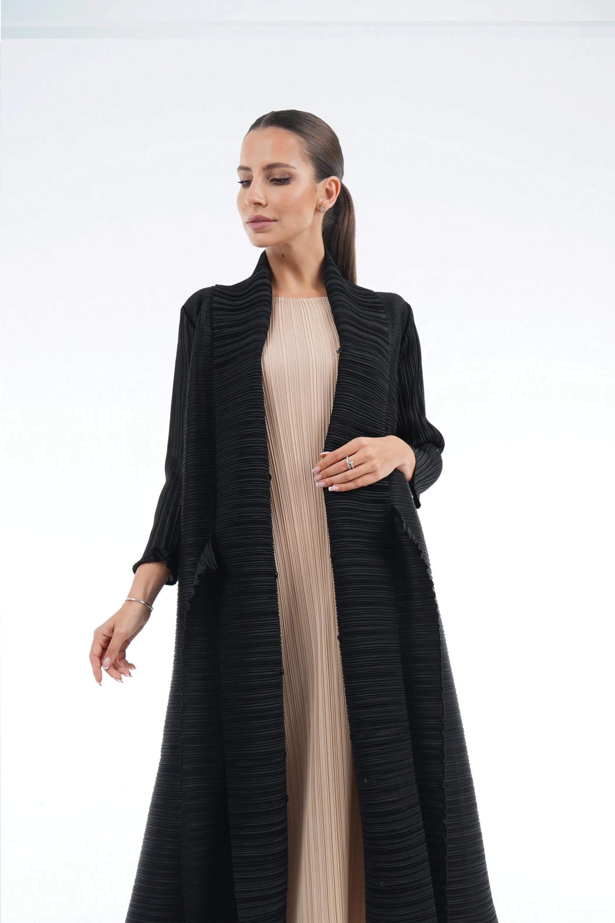 Allison Pleated Abaya