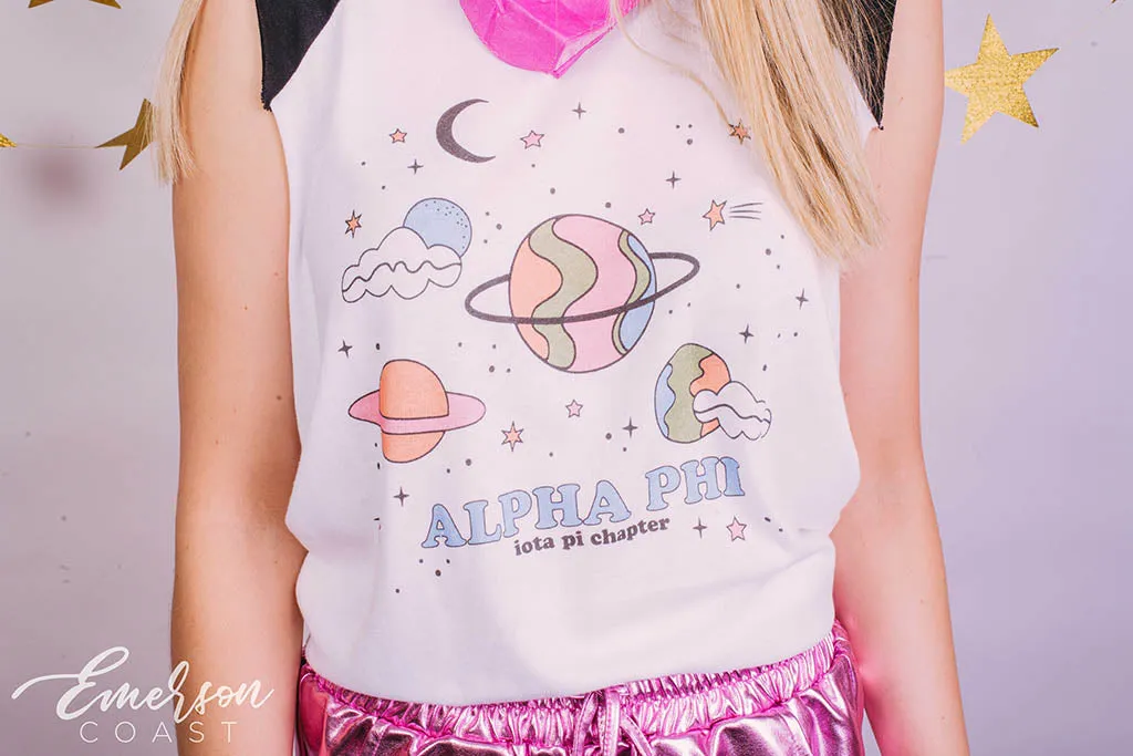 Alpha Phi Space Cowgirl Bid Day Tank