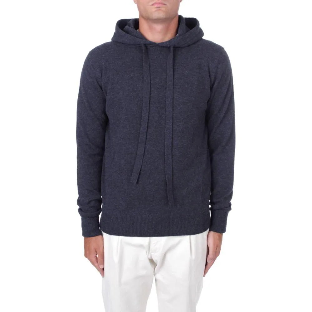 Alpha Studio Blue Wool Vergine Sweater