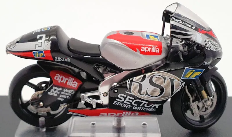 Altaya 1/24 Scale Model Motorcycle AL28014 - 2002 Aprilia RSV250 Marco Melandri