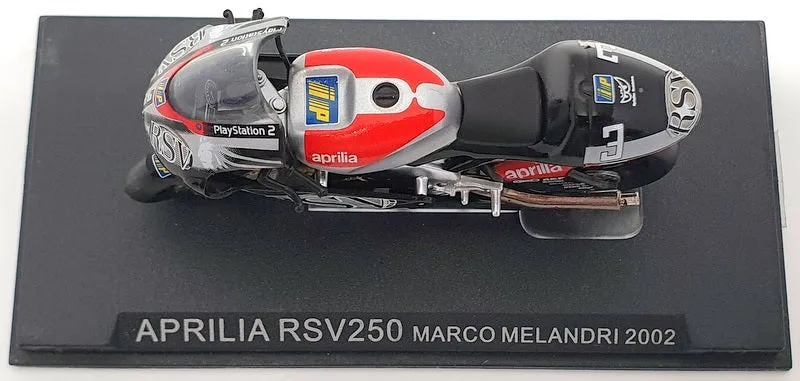 Altaya 1/24 Scale Model Motorcycle AL28014 - 2002 Aprilia RSV250 Marco Melandri