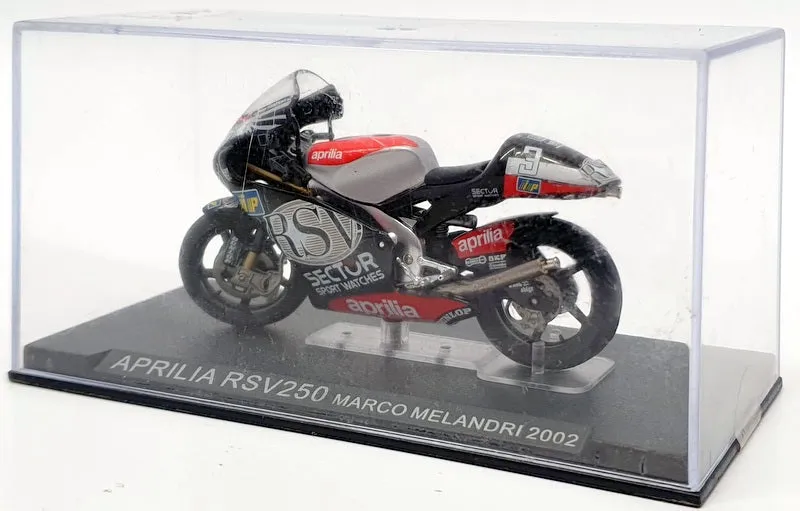 Altaya 1/24 Scale Model Motorcycle AL28014 - 2002 Aprilia RSV250 Marco Melandri