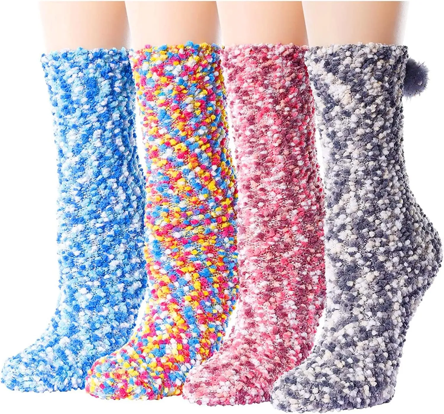 Animal Paws Socks for Women and Girls  Striped