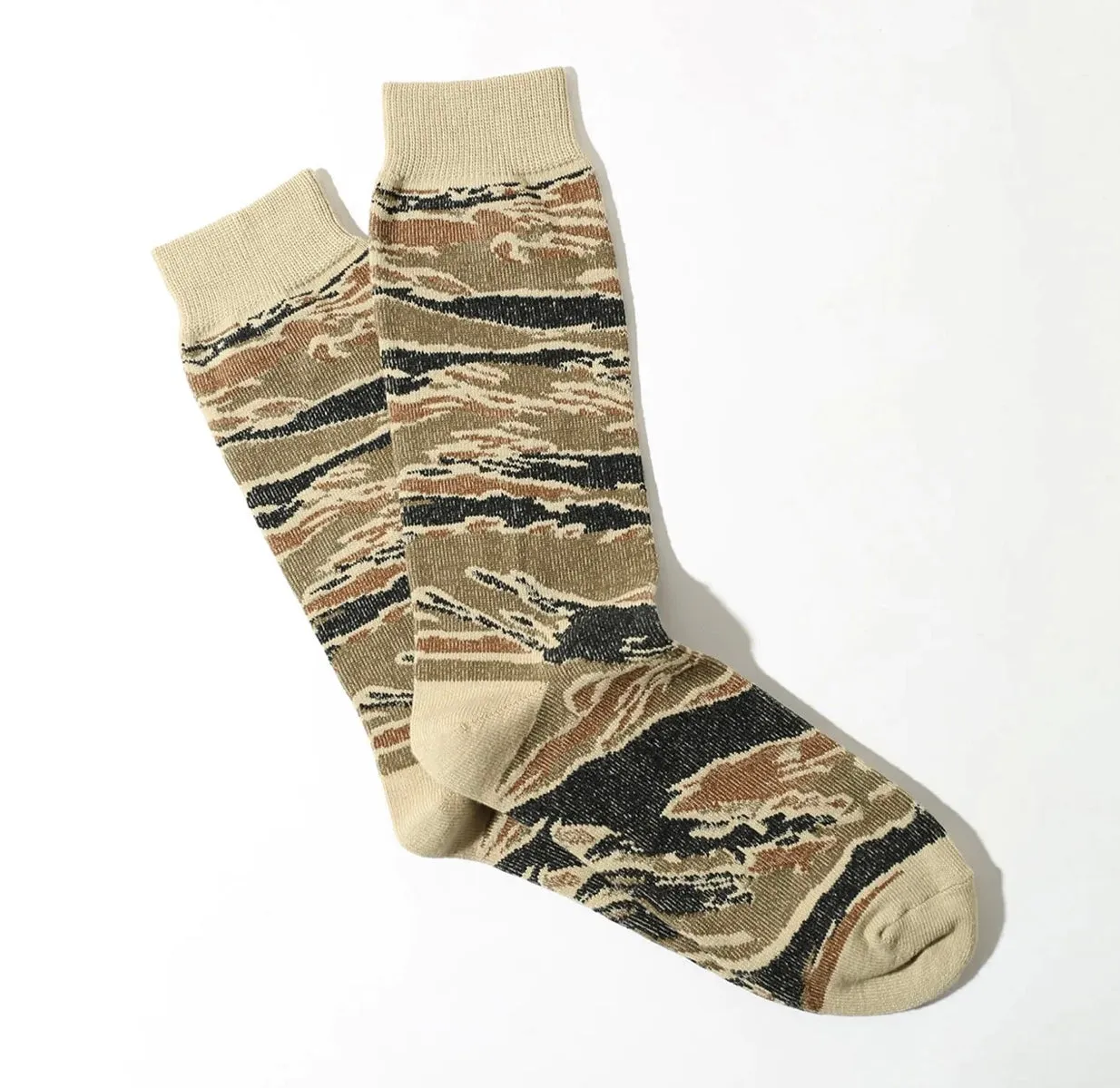 Anonymous Ism Camo Crew Sock - Beige