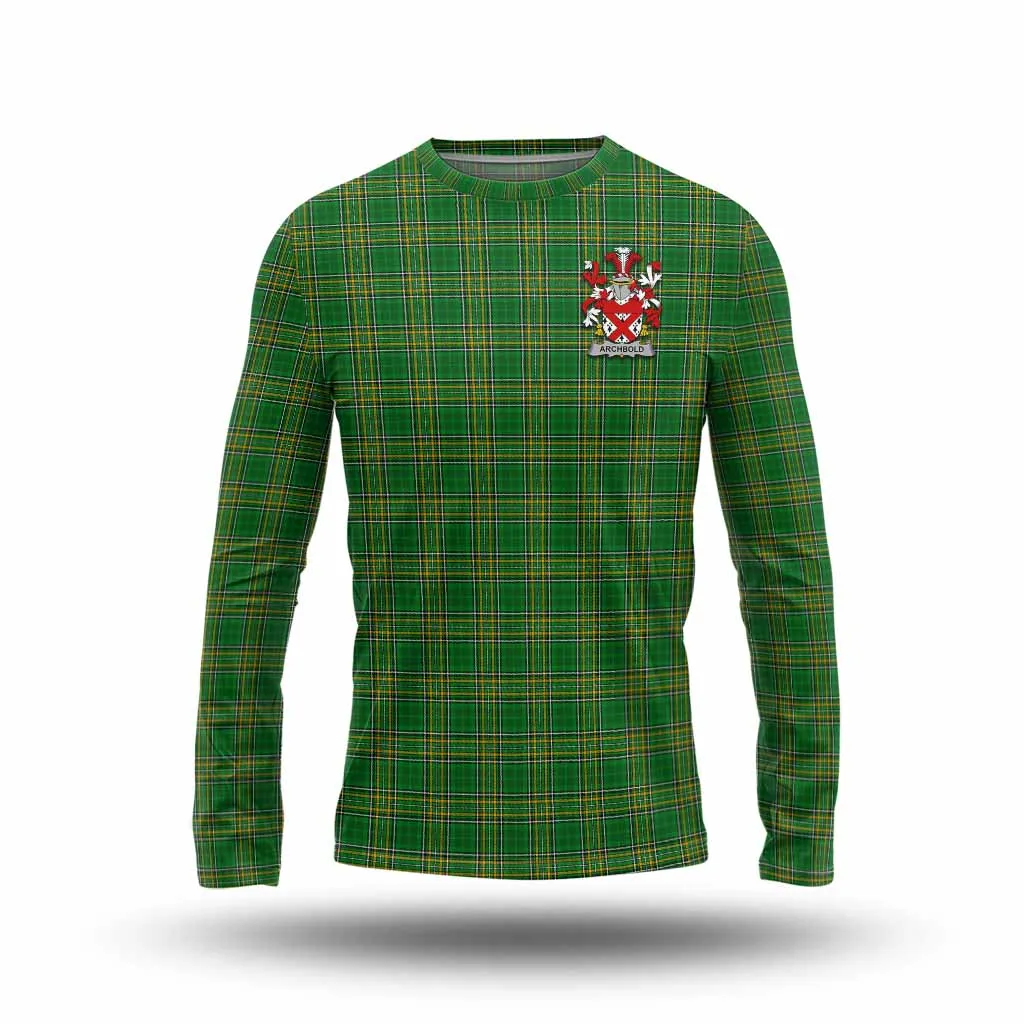 Archbold Irish Clan Tartan Long Sleeve T-Shirt with Coat of Arms