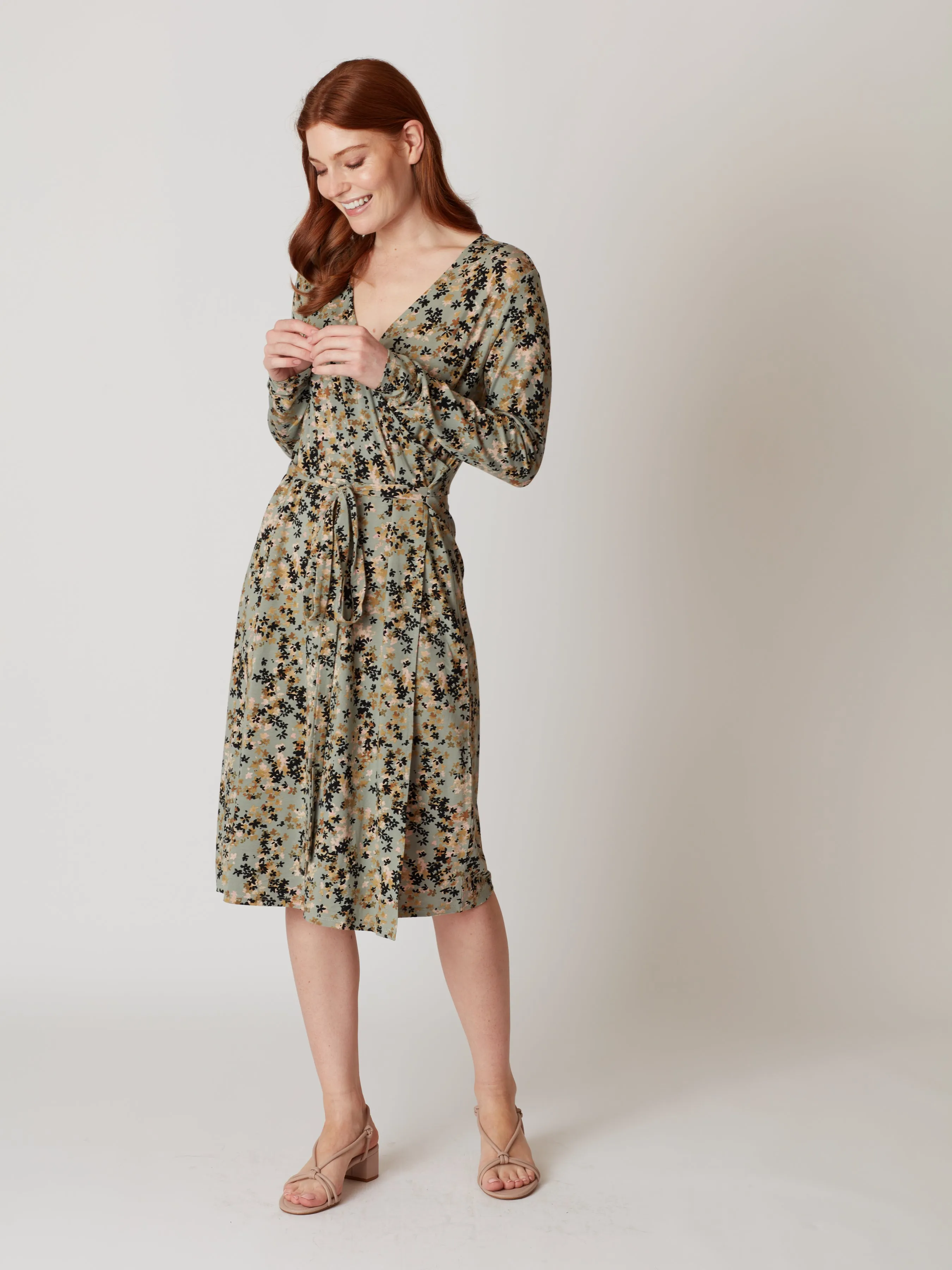 Ariyah Floral Wrap Dress