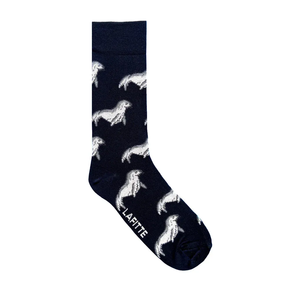 Australian Sea Lion Bamboo Crew Socks