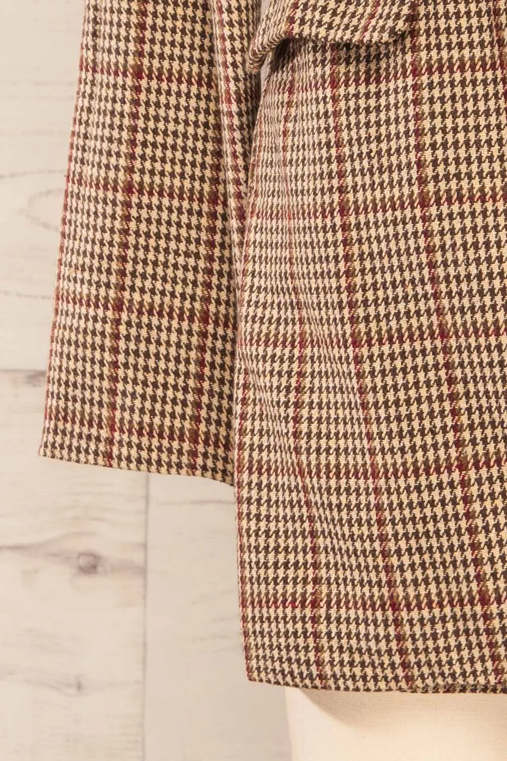 Banjul | Houndstooth Blazer Romper