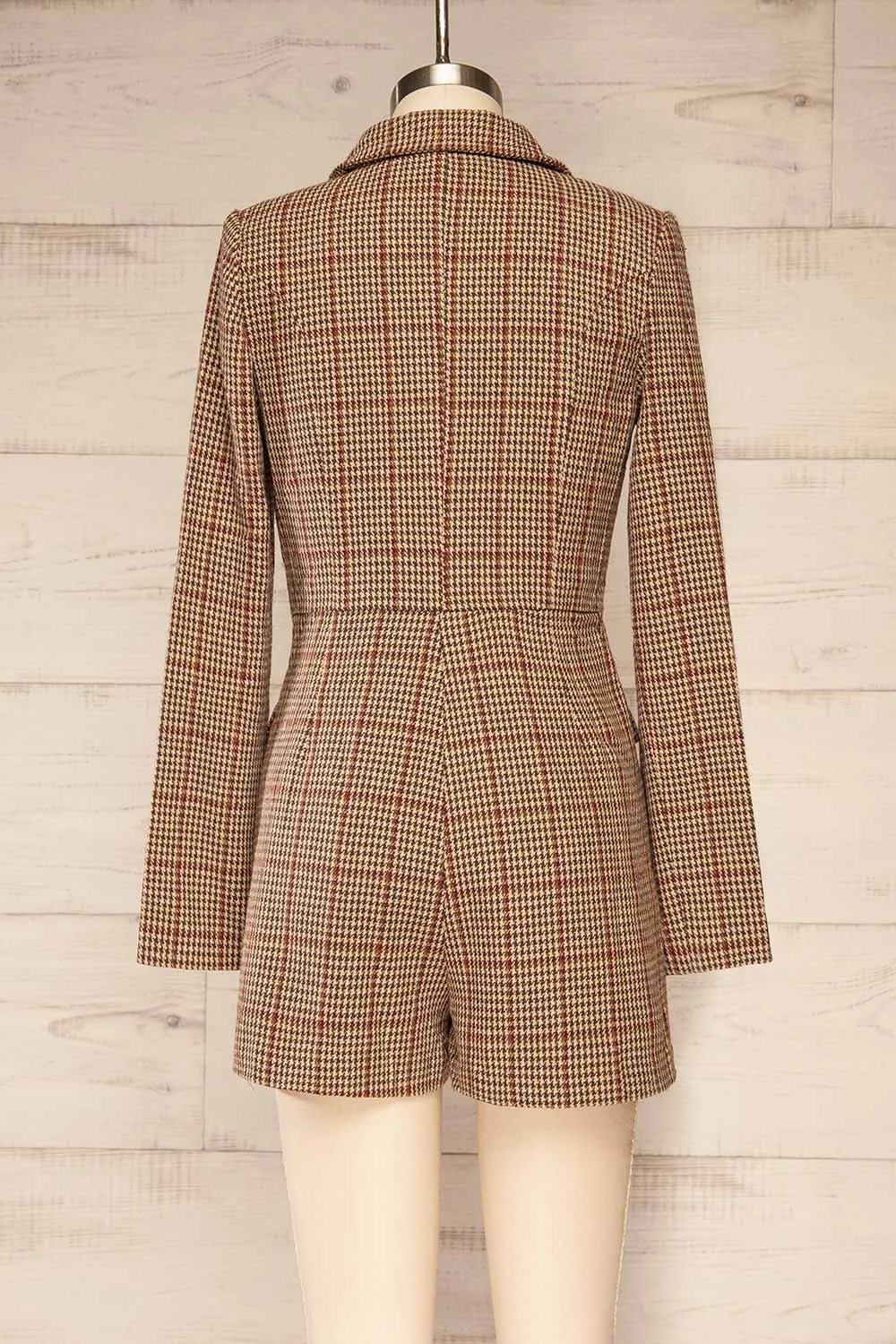 Banjul | Houndstooth Blazer Romper