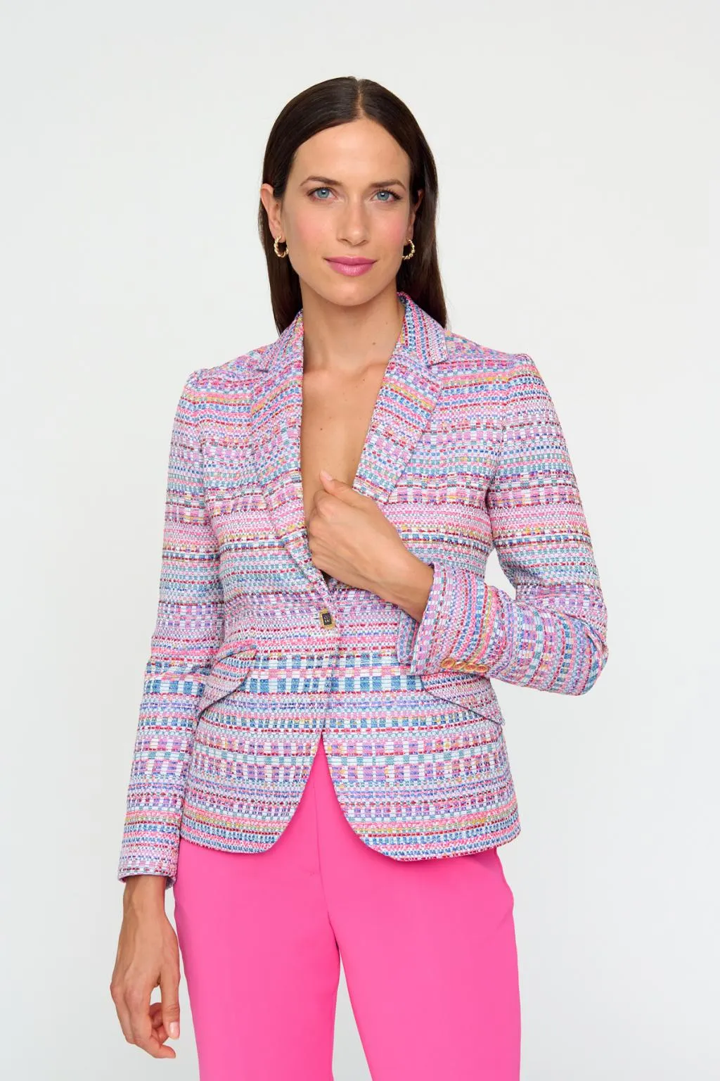 Bariloche Rio Tweed Blazer - Blue