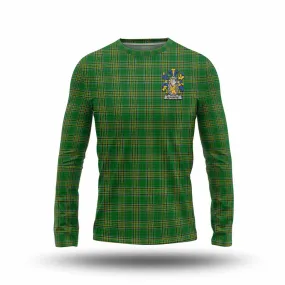 Beaumont Irish Clan Tartan Long Sleeve T-Shirt with Coat of Arms