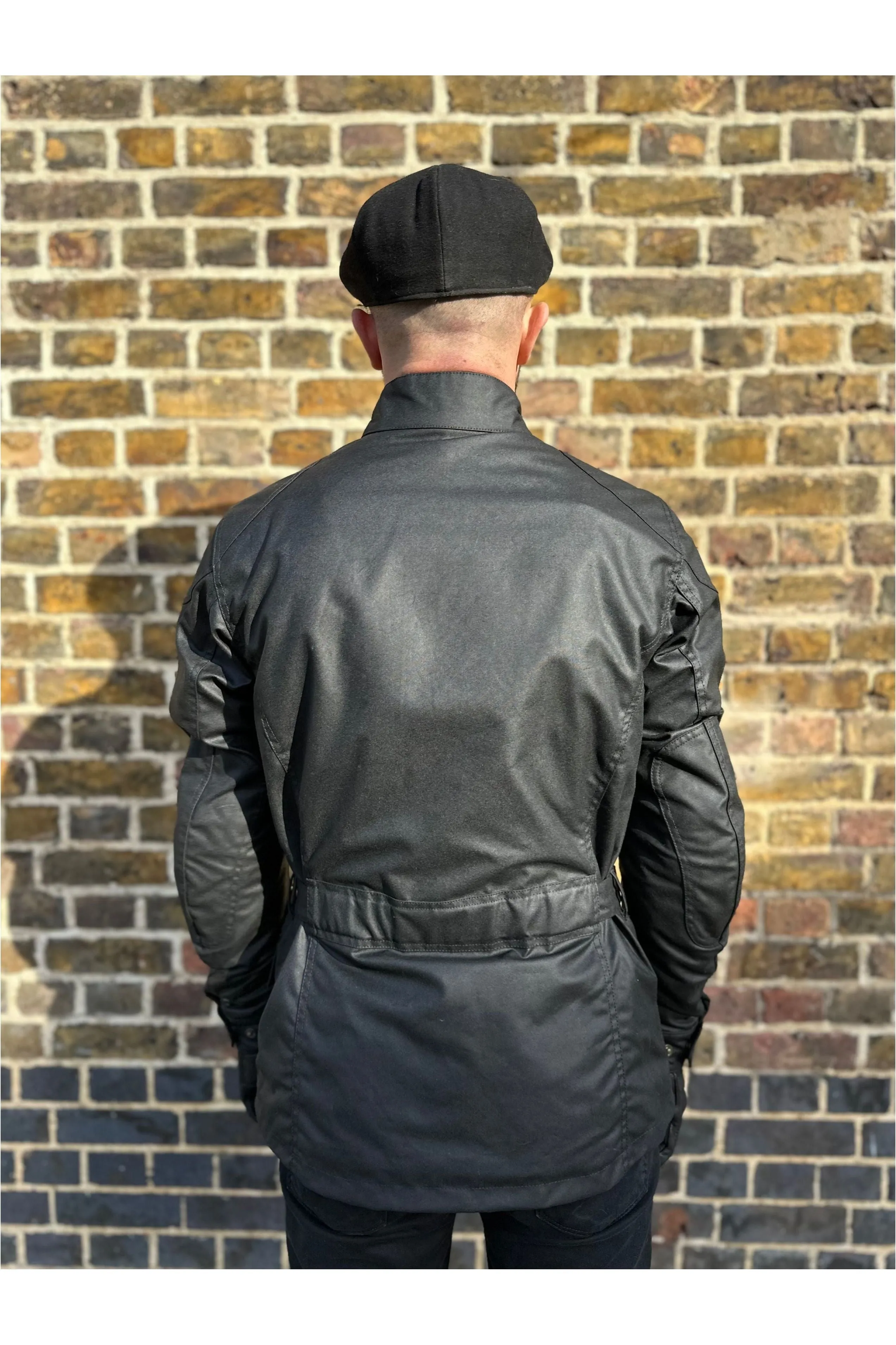 Belstaff - Crosby  Motorcycle Waxed Cotton Black - Jacket