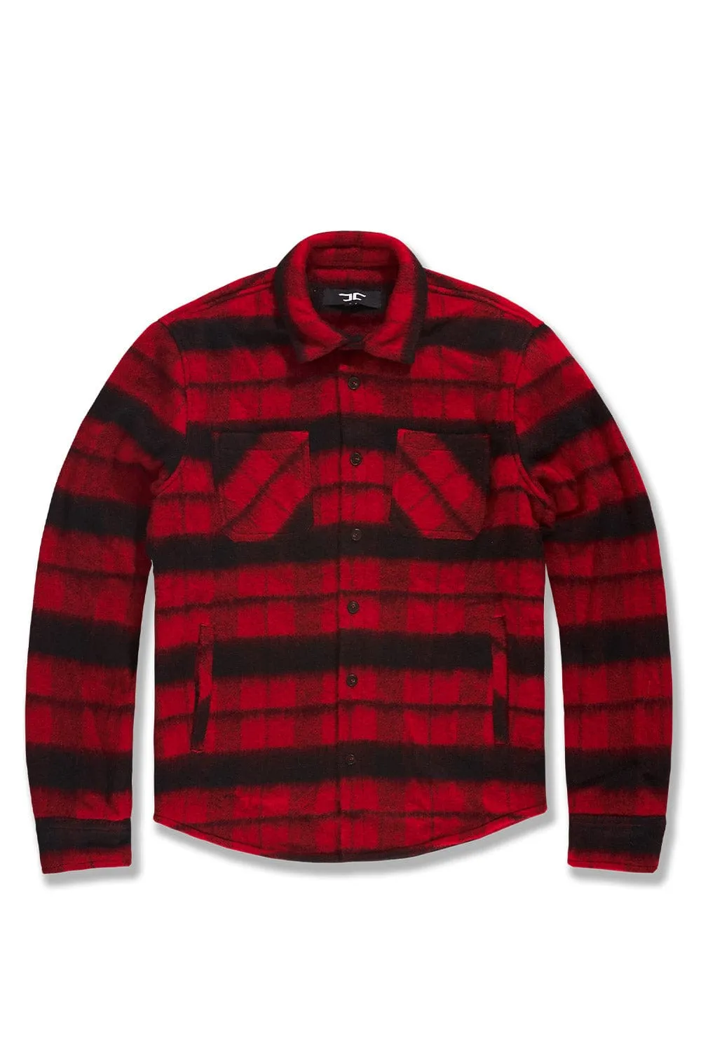 Big Men's Vandal Flannel Shacket (Buffalo Plaid)