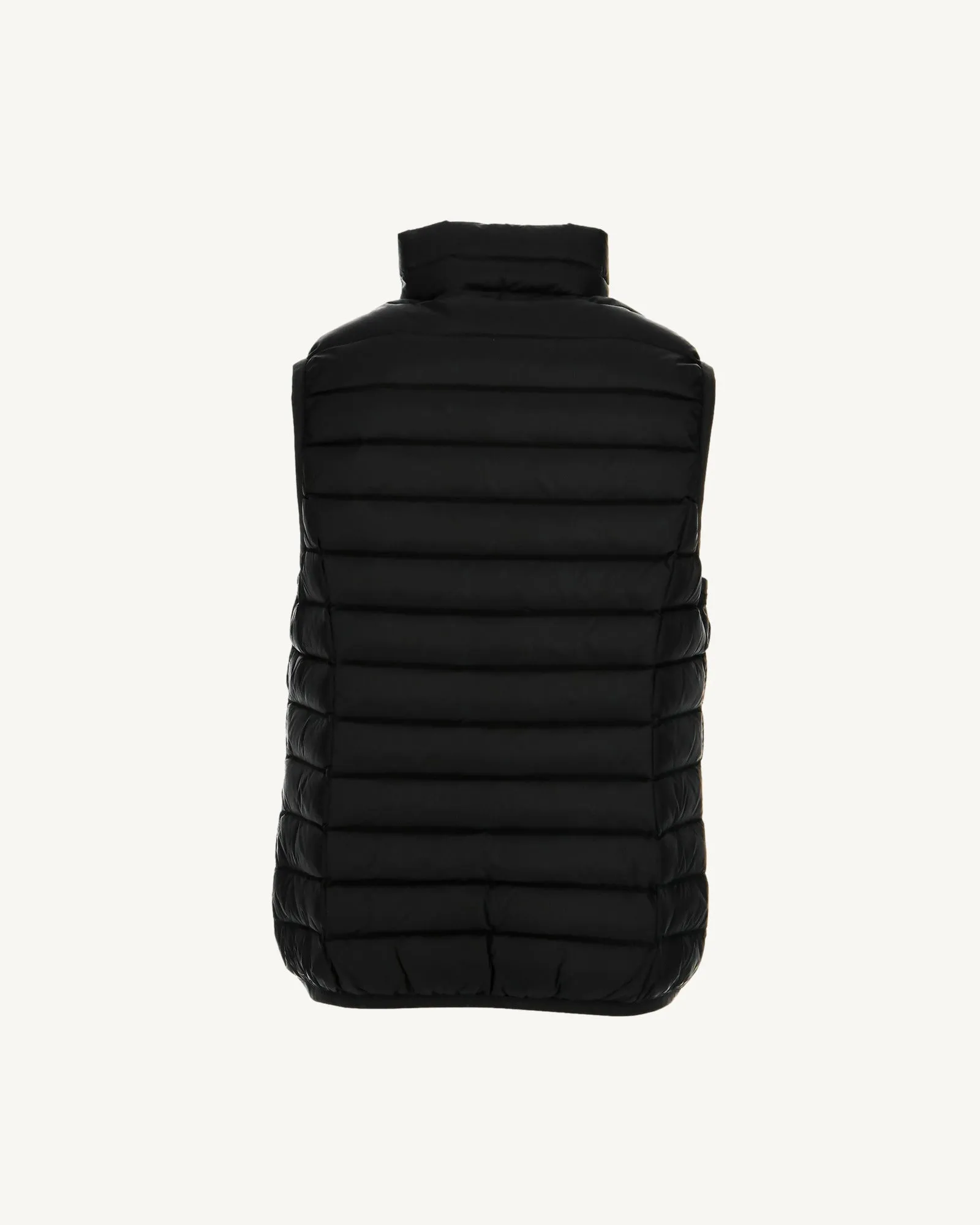 Black Sleeveless Down Jacket Zoe