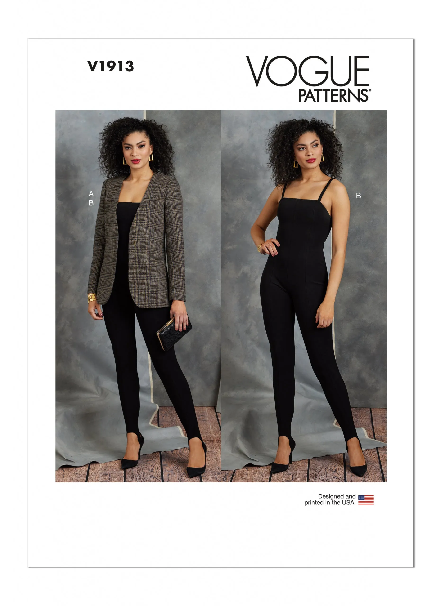 BLAZER & JUMPSUIT - V1913