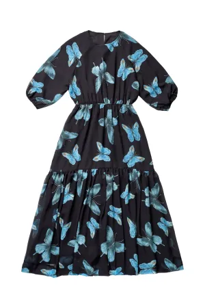 Blue Teen Butterfly Bella Dress