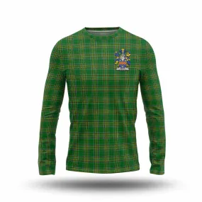 Boyd of Danson Irish Clan Tartan Long Sleeve T-Shirt with Coat of Arms