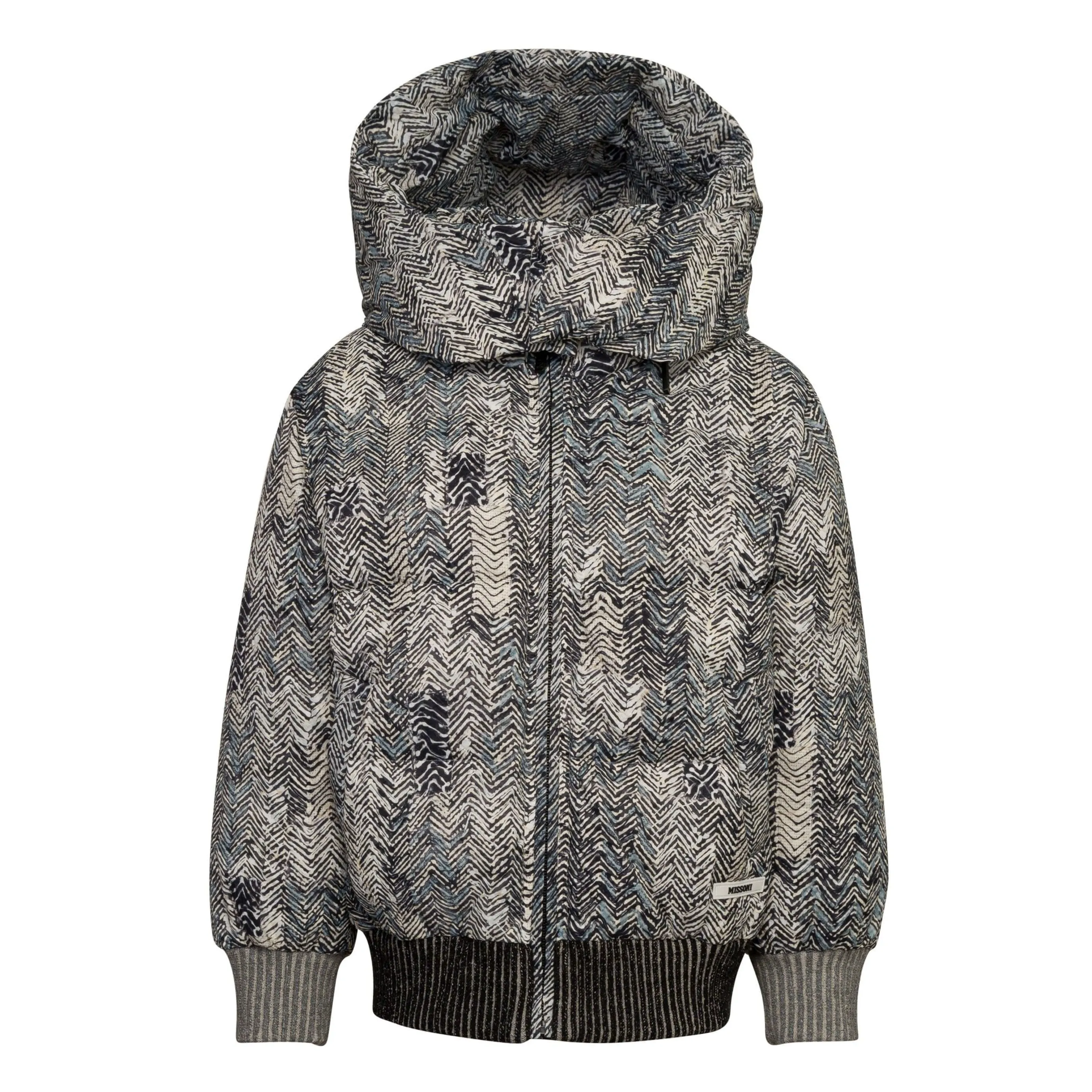 Boys Grey Puffer Coat