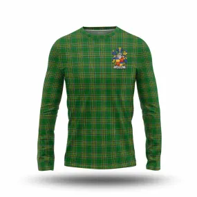 Butler Irish Clan Tartan Long Sleeve T-Shirt with Coat of Arms