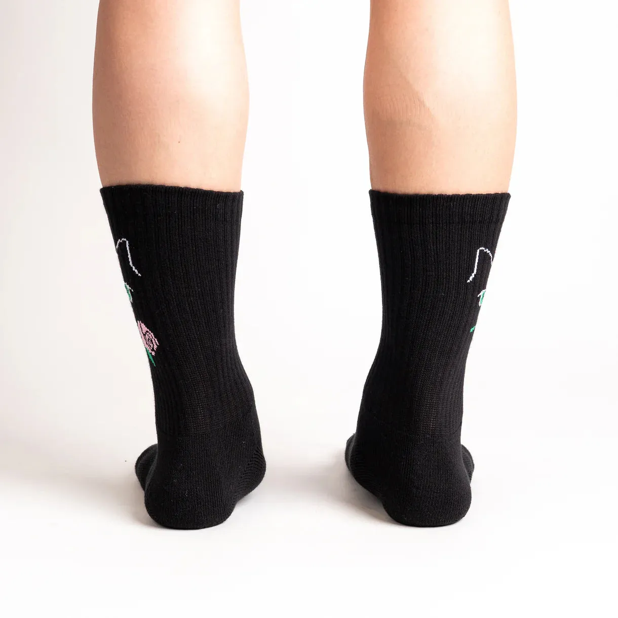 Cattitude Unisex Athletic Crew Socks