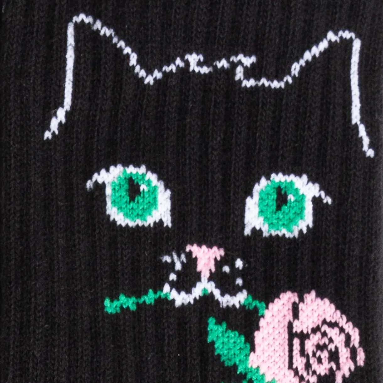 Cattitude Unisex Athletic Crew Socks