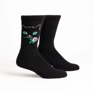 Cattitude Unisex Athletic Crew Socks