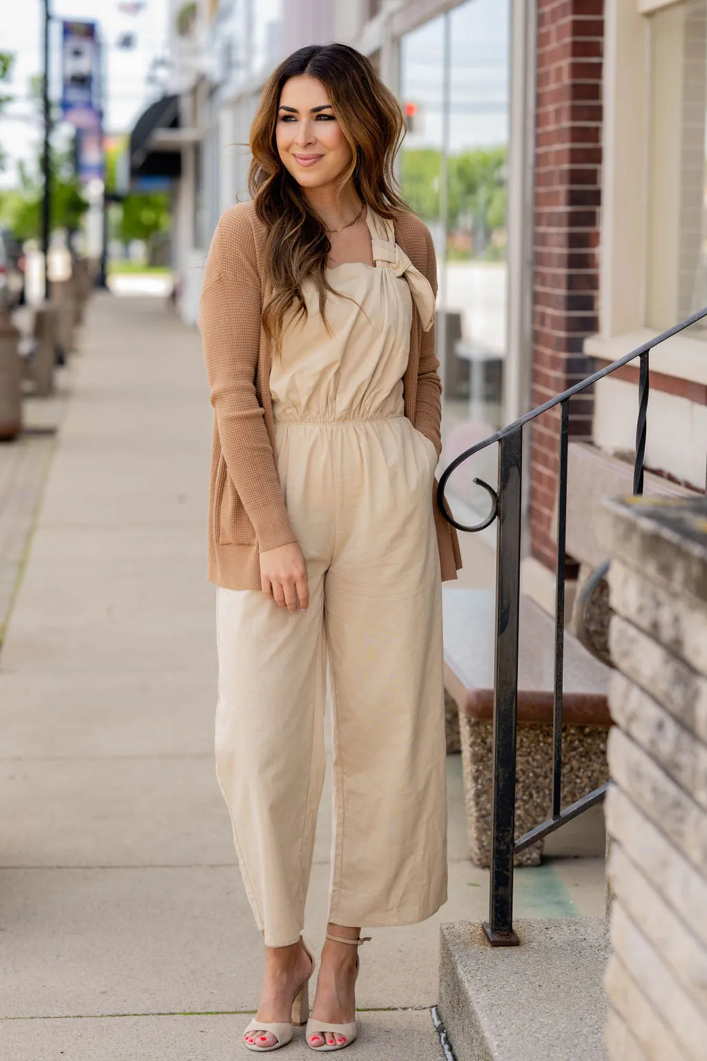 Chic Tie Top Jumpsuit