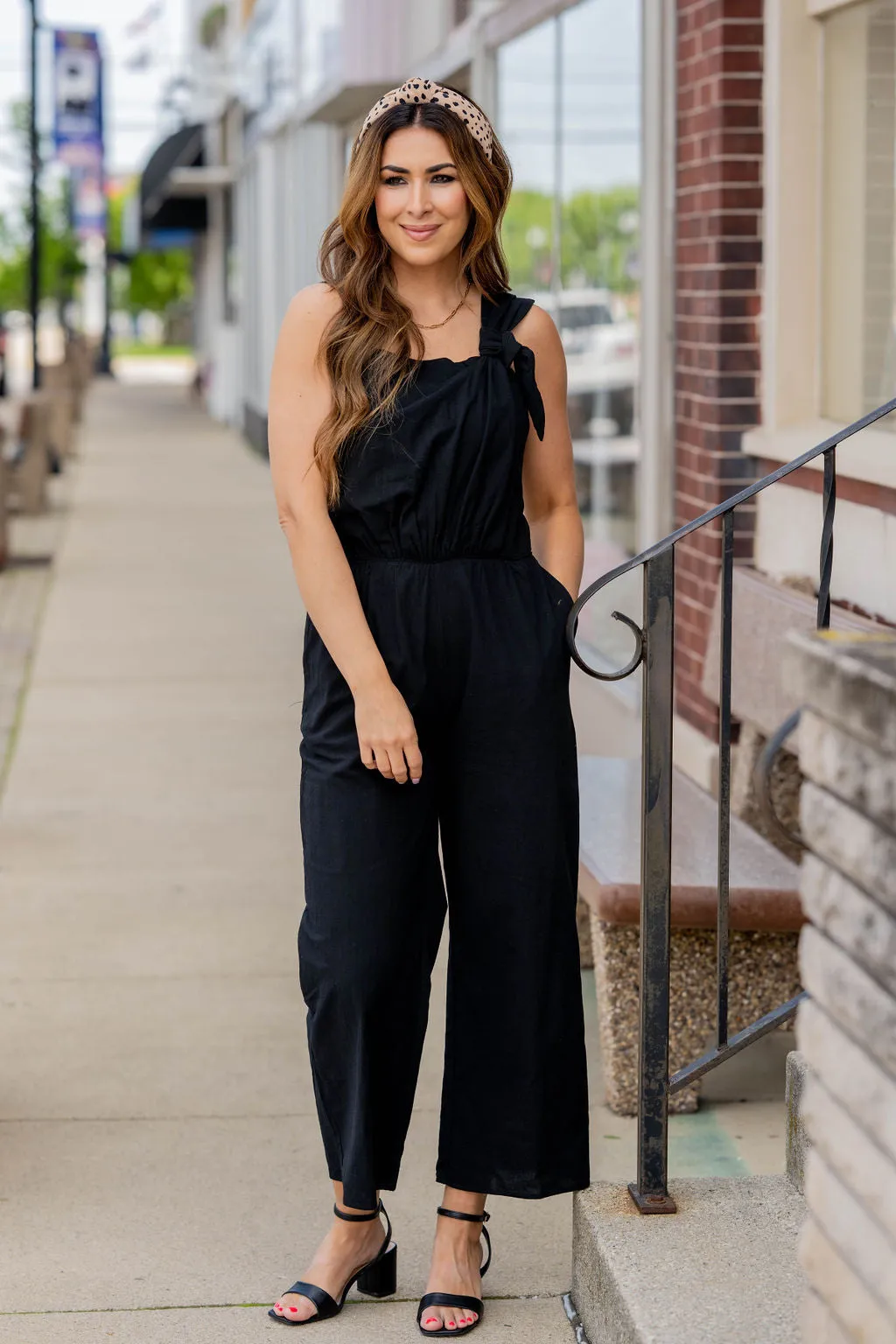 Chic Tie Top Jumpsuit