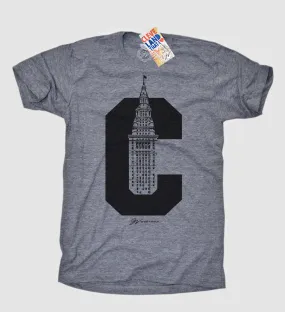 Cleveland C Terminal Tower T shirt