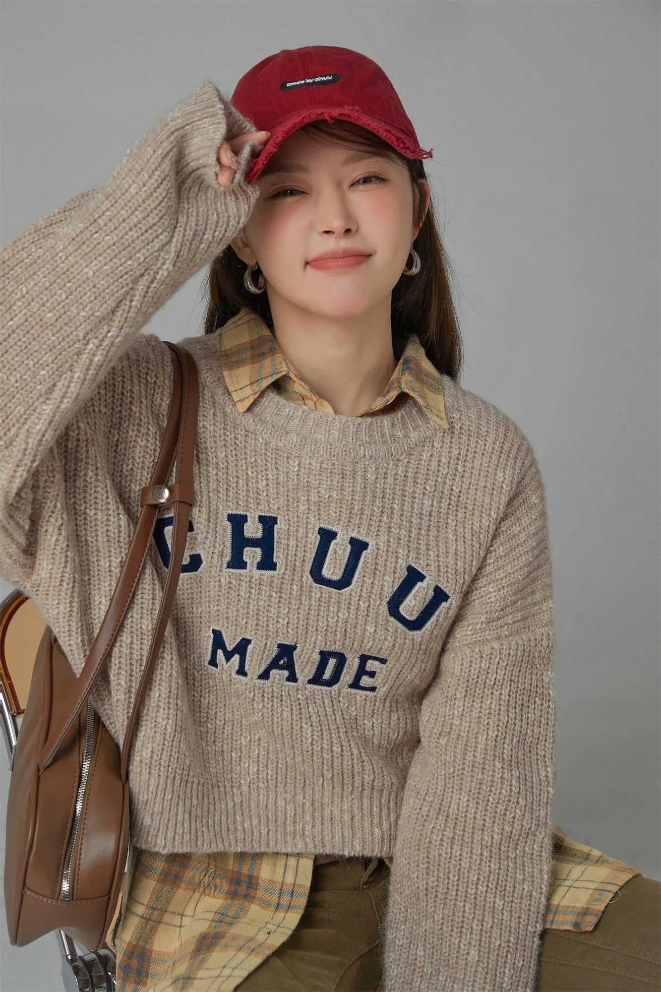 Crazy Chill Ribbed Loose Crop Knit Sweater