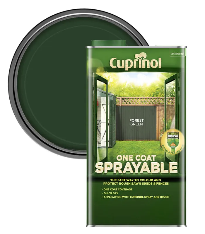 Cuprinol One Coat Sprayable Fence Treatment - 5 Litre