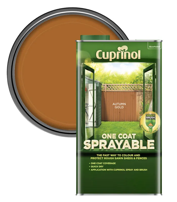 Cuprinol One Coat Sprayable Fence Treatment - 5 Litre