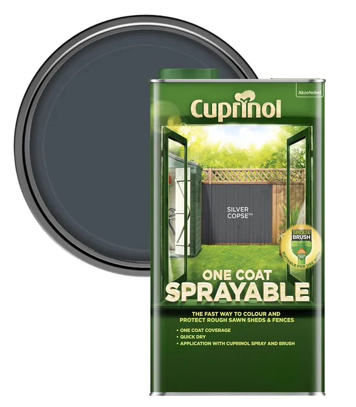 Cuprinol One Coat Sprayable Fence Treatment - 5 Litre