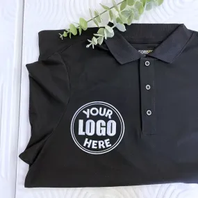 Custom Embroidered Polo Shirt with Your Logo, Text