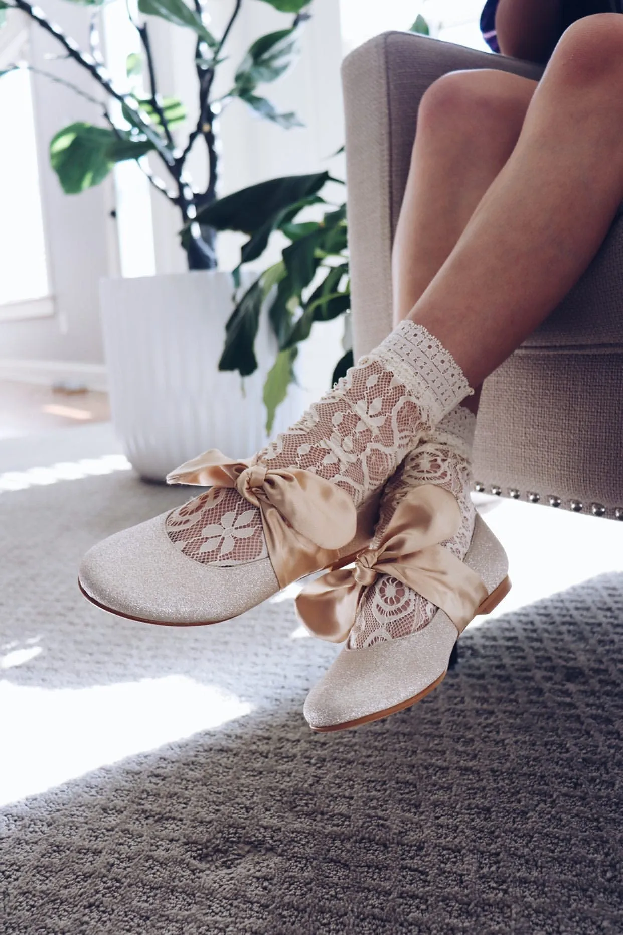 Daisy Lace Socks