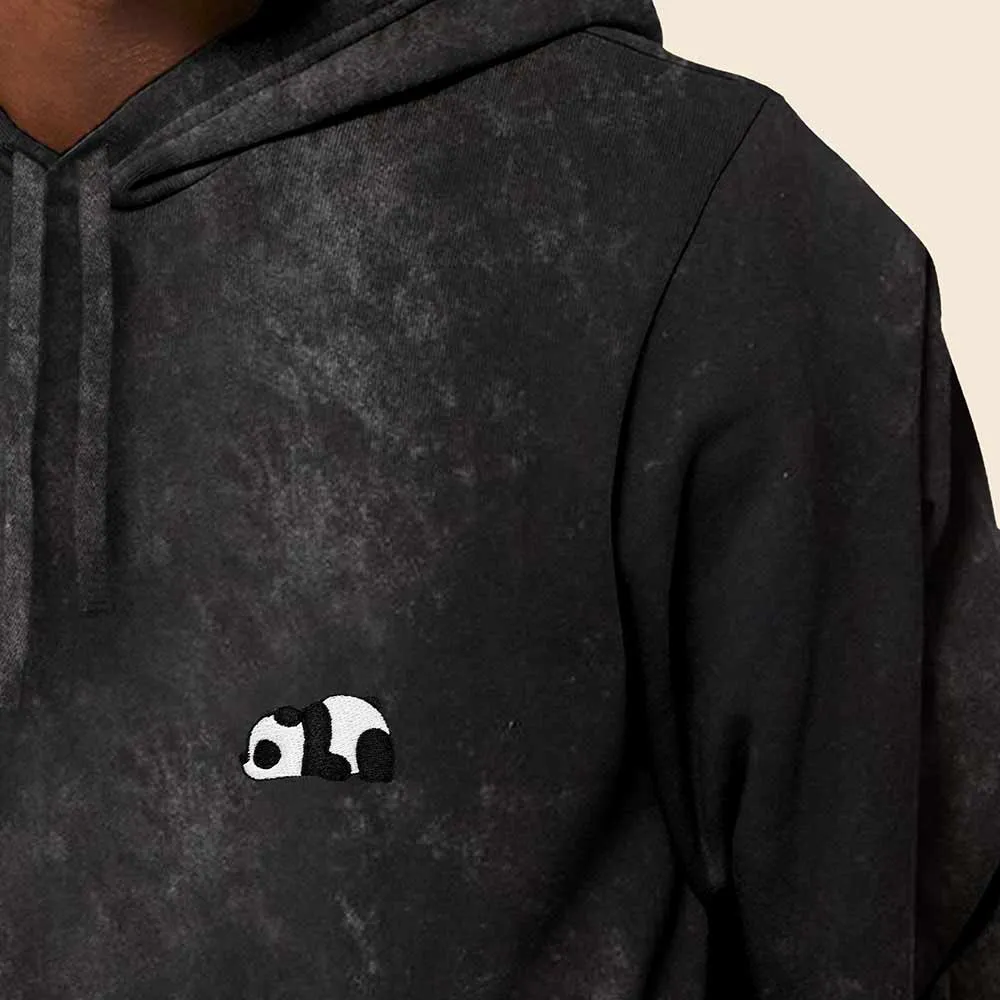 Dalix Panda Mineral Wash Hoodie