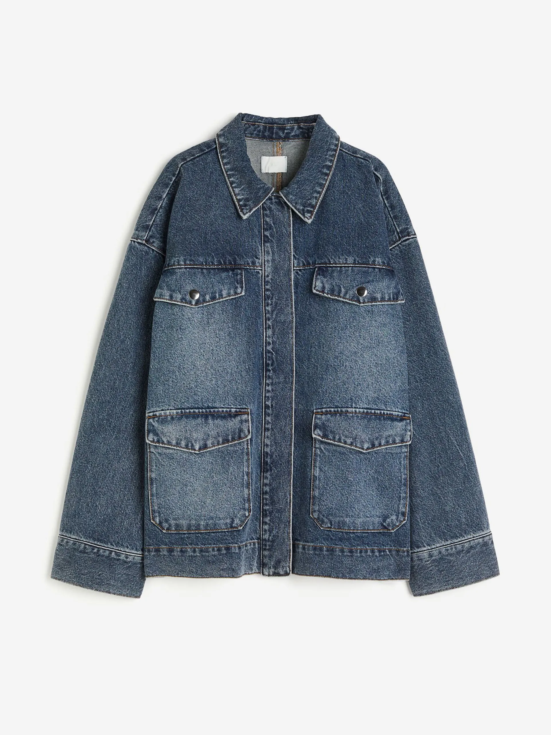 Denim shacket