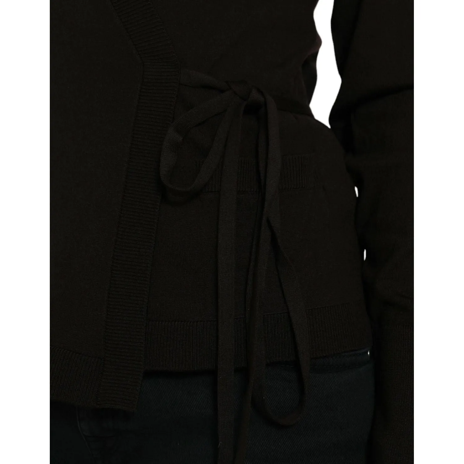 Dolce & Gabbana Elegant Black Virgin Wool Cardigan