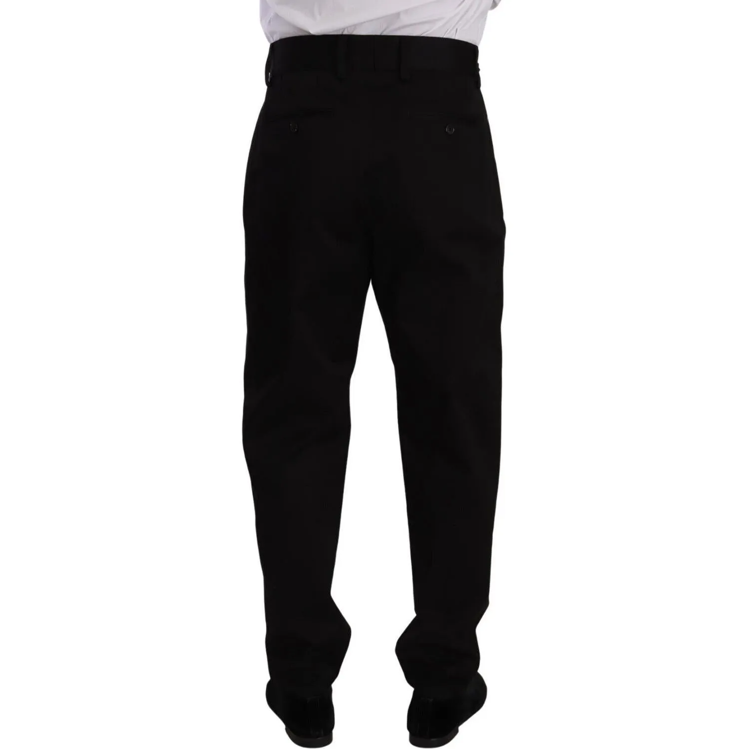 Dolce & Gabbana Elegant Slim-Fit Cotton Trousers