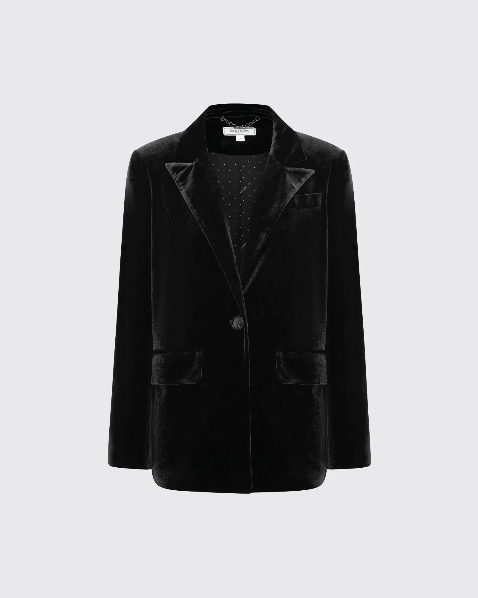 Eternity Velvet Blazer - Black