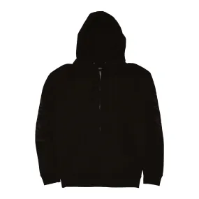 FA Stamp Zip Up Hoodie Black