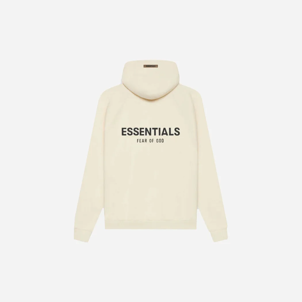 FEAR OF GOD ESSENTIALS PULL-OVER HOODIE (SS20) CREAM/BUTTERCREAM