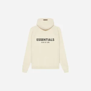 FEAR OF GOD ESSENTIALS PULL-OVER HOODIE (SS20) CREAM/BUTTERCREAM