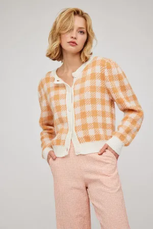 FLORIE JACQUARD CARDIGAN