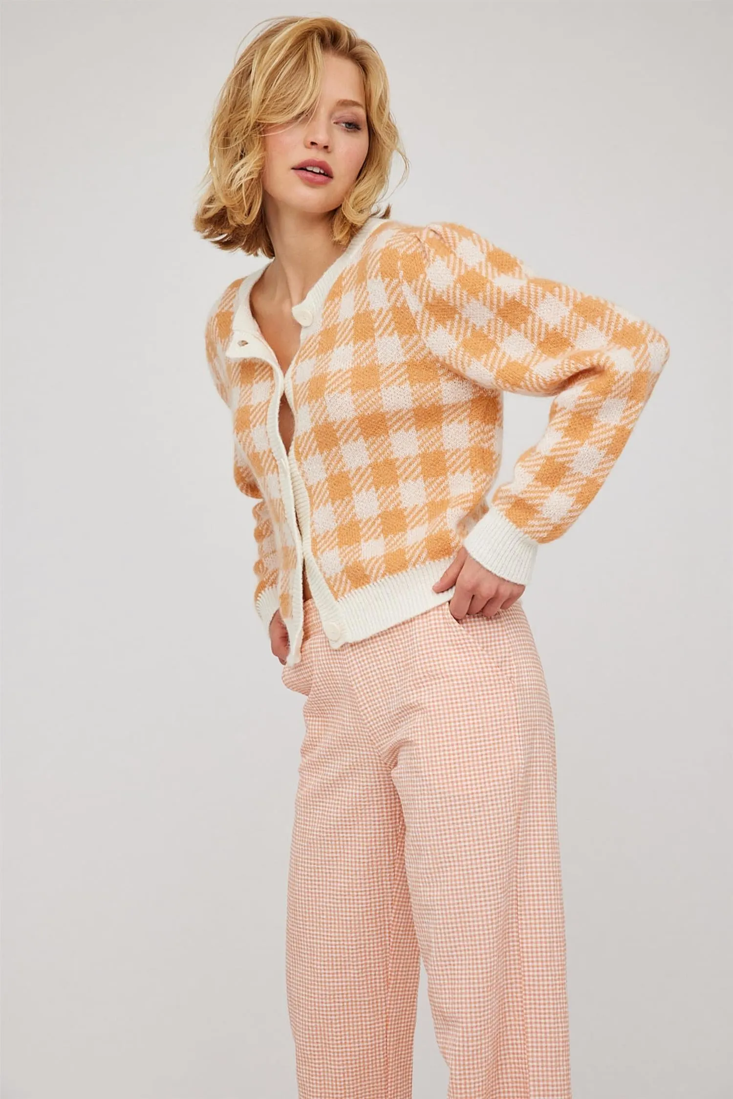 FLORIE JACQUARD CARDIGAN